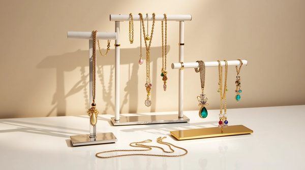 Chic necklace stands : elevate your jewelry organization game